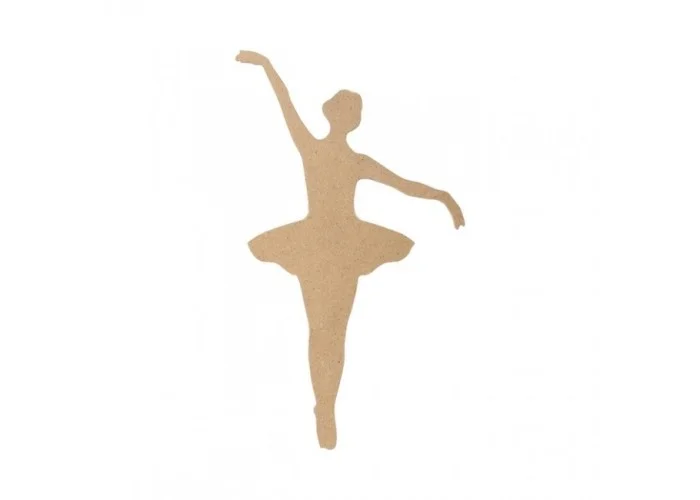 Ξύλινη χορεύτρια Mdf 15cm