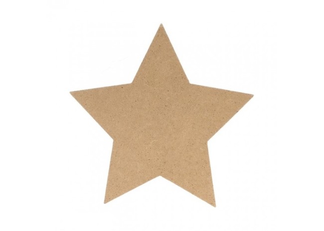 Ξύλινο αστέρι Mdf 25cm Ξύλινο αστέρι Mdf 25cm