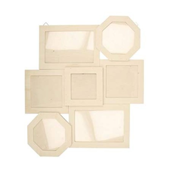Σύνθεση από κορνίζες ξύλινες 35cm x 41cm Σύνθεση από κορνίζες ξύλινες 35cm x 41cm