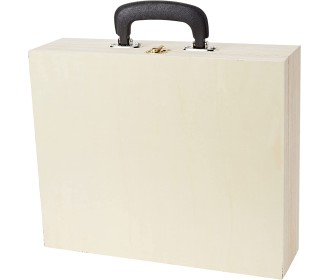 Ξύλινη βαλίτσα 33x27x9cm Ξύλινη βαλίτσα 33x27x9cm