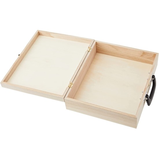 Ξύλινη βαλίτσα 33x27x9cm Ξύλινη βαλίτσα 33x27x9cm