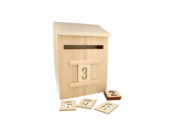 Ξύλινο κιβώτιο αλληλογραφιας 20x28cm