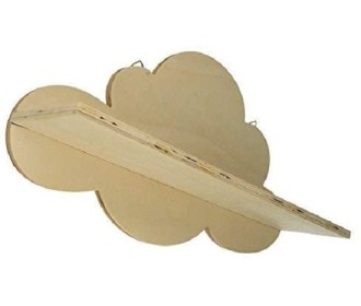 Ράφι Ξύλινο Σύννεφο 39cm Ράφι Ξύλινο Σύννεφο 39cm