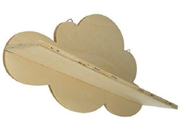 Ράφι Ξύλινο Σύννεφο 39cm Ράφι Ξύλινο Σύννεφο 39cm