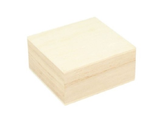 Ξύλινο κουτί για σκουλαρίκια 7x6.5x3.3cm Ξύλινο κουτί για σκουλαρίκια 7x6.5x3.3cm