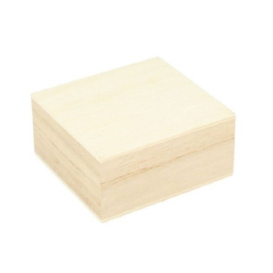 Ξύλινο κουτί για σκουλαρίκια 7x6.5x3.3cm Ξύλινο κουτί για σκουλαρίκια 7x6.5x3.3cm
