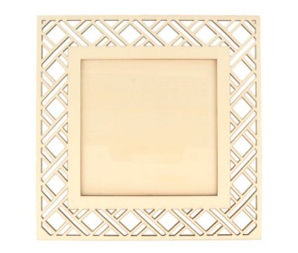 Κορνίζα  Deep Green Fence  20cm x 20cm Κορνίζα  Deep Green Fence  20cm x 20cm