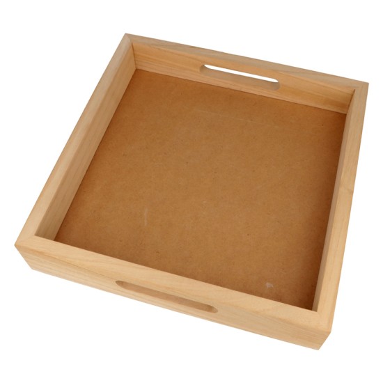 Ξύλινος δίσκος με puzzle 30x30x6cm Ξύλινος δίσκος με puzzle 30x30x6cm