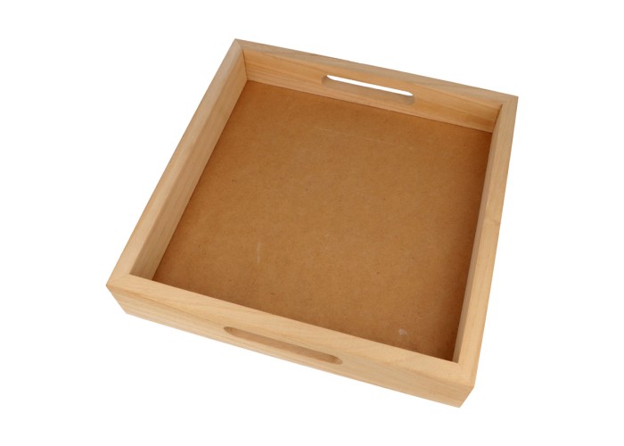 Ξύλινος δίσκος με puzzle 30x30x6cm Ξύλινος δίσκος με puzzle 30x30x6cm