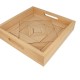 Ξύλινος δίσκος με puzzle 30x30x6cm Ξύλινος δίσκος με puzzle 30x30x6cm