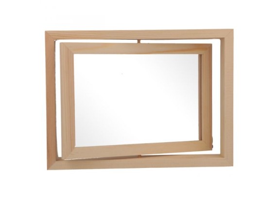Ξύλινη κορνίζα περιστρεφόμενη 19.5x15x3cm Ξύλινη κορνίζα περιστρεφόμενη 19.5x15x3cm