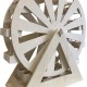 Ξύλινη Ρόδα Λούνα παρκ με 24 θέσεις 53.6x57.8x20.5cm Ξύλινη Ρόδα Λούνα παρκ με 24 θέσεις 53.6x57.8x20.5cm