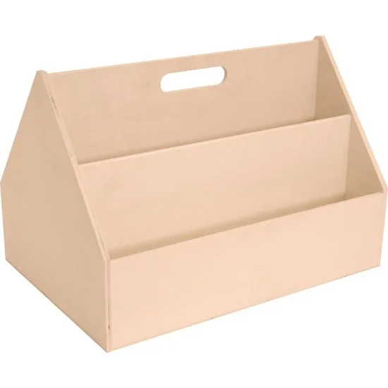Ξύλινο επιδαπέδιο ράφι βιβλίων 37,5x26,3x27cm ( θέσεις και στην πίσω όψη )