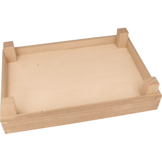 Ξύλινος δίσκος με πόδια 35x24x7,8cm Ξύλινος δίσκος με πόδια 35x24x7,8cm