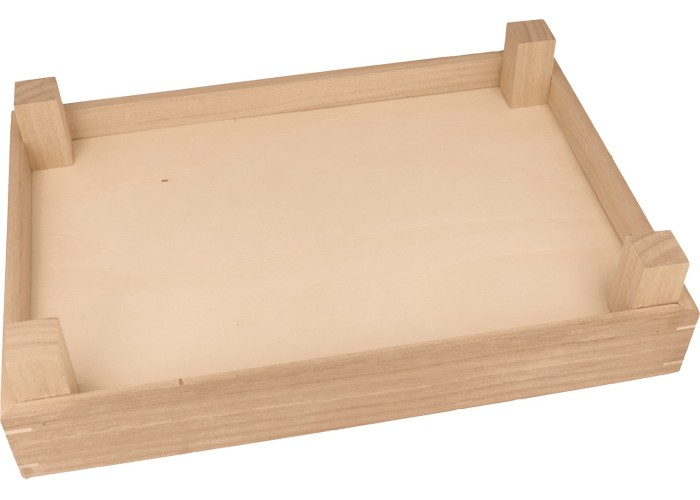 Ξύλινος δίσκος με πόδια 35x24x7,8cm Ξύλινος δίσκος με πόδια 35x24x7,8cm