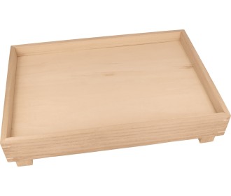 Ξύλινος δίσκος με πόδια 35x24x7,8cm Ξύλινος δίσκος με πόδια 35x24x7,8cm