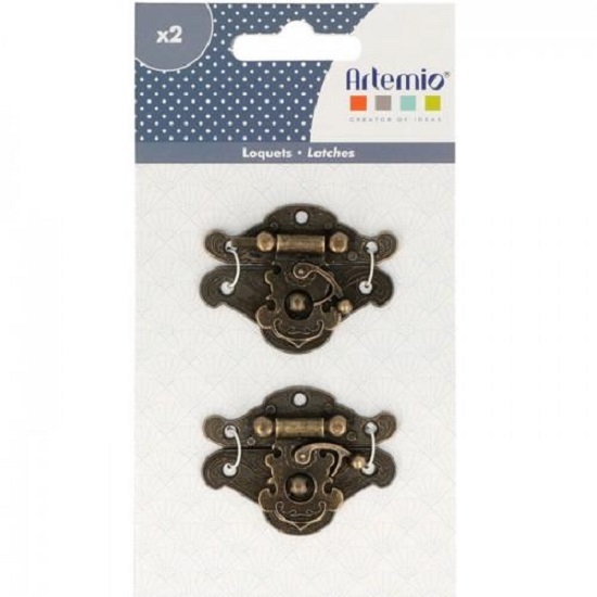 Μεταλλικός σύρτης 50x40mm 2τεμ Μεταλλικός σύρτης 50x40mm 2τεμ
