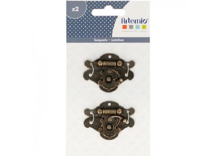 Μεταλλικός σύρτης 50x40mm 2τεμ Μεταλλικός σύρτης 50x40mm 2τεμ