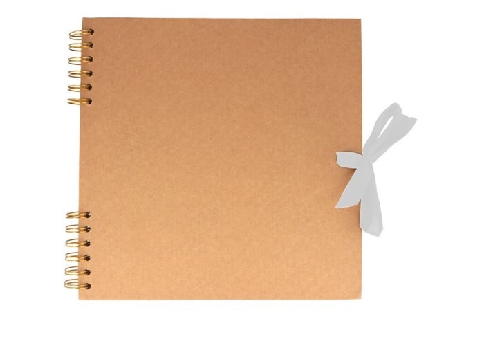 Άλμπουμ κραφτ 25x25cm 40φύλλα Λευκά (80σελίδες) Άλμπουμ κραφτ 25x25cm 40φύλλα Λευκά (80σελίδες)