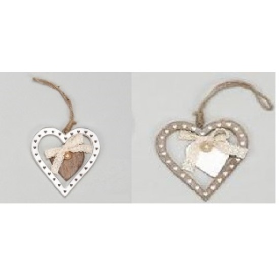 ΞΥΛ ΚΡΕΜ ΚΑΡΔΙΑ/ΚΑΡΔΙΑ ΚΟΥΜΠ ΔΑΝΤ 10X9,5CM