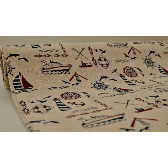 ΓΙΟΥΤΑ ΕΜΠΡΙΜΕ 40cm x 2m ΝΑΥΤΙΚΟ ΜΠΕΖ-ΜΠΛΕ