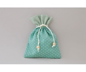 ΠΟΥΓΚΙΑ ΥΦΑΣΜΑΤΙΝΑ ΠΕΡΛΑ 17X12,5CM STARS IVORY-GREEN P ΠΟΥΓΚΙΑ ΥΦΑΣΜΑΤΙΝΑ ΠΕΡΛΑ 17X12,5CM STARS IVORY-GREEN P