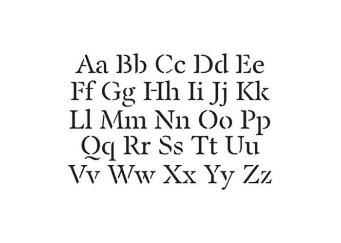 Στενσιλ ABC 19,5x15cm ( Συνολικό μέγεθος) Στενσιλ ABC 19,5x15cm ( Συνολικό μέγεθος)