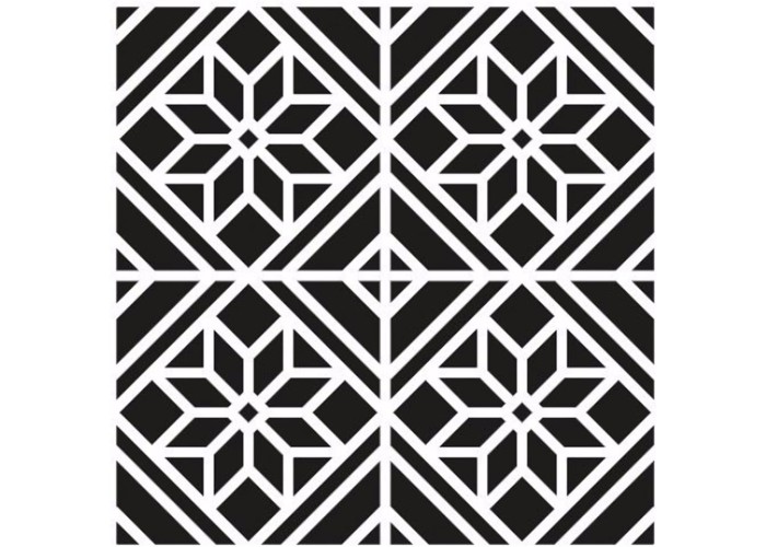 Στένσιλ Tiles #7 30x30cm Στένσιλ Tiles #7 30x30cm