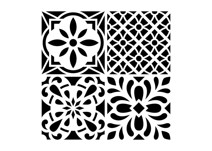 Στένσιλ Cement Tiles #1 30x30 cm Στένσιλ Cement Tiles #1 30x30 cm