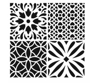 Στένσιλ Cement Tiles #2 30x30 cm Στένσιλ Cement Tiles #2 30x30 cm