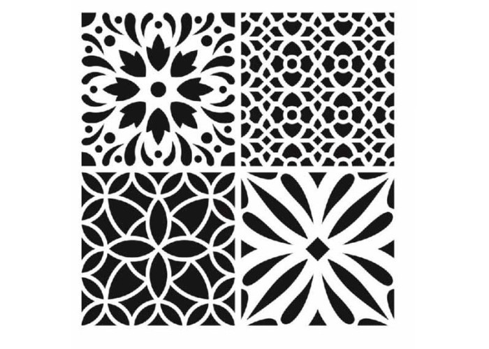 Στένσιλ Cement Tiles #2 30x30 cm Στένσιλ Cement Tiles #2 30x30 cm