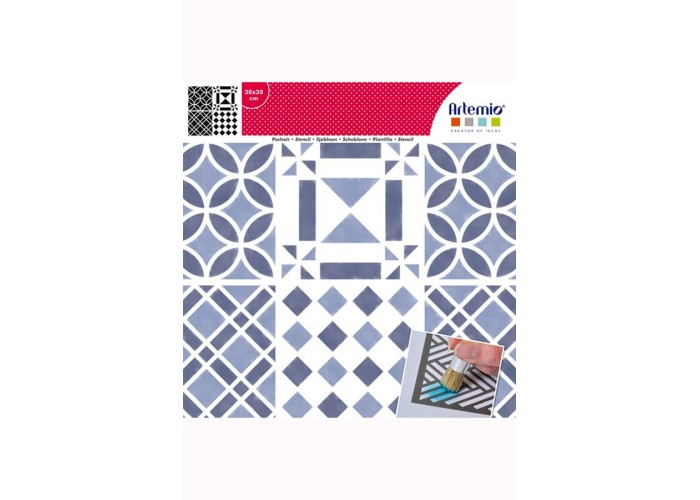 Στένσιλ Cement Tiles #3 30x30cm Στένσιλ Cement Tiles #3 30x30cm