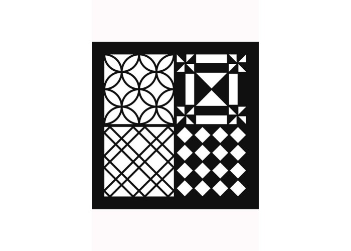 Στένσιλ Cement Tiles #3 30x30cm Στένσιλ Cement Tiles #3 30x30cm