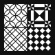 Στένσιλ Cement Tiles #3 30x30cm Στένσιλ Cement Tiles #3 30x30cm