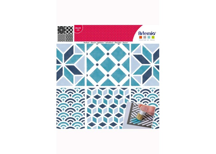 Στένσιλ Cement Tiles #4 30x30cm Στένσιλ Cement Tiles #4 30x30cm