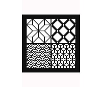 Στένσιλ Cement Tiles #4 30x30cm Στένσιλ Cement Tiles #4 30x30cm