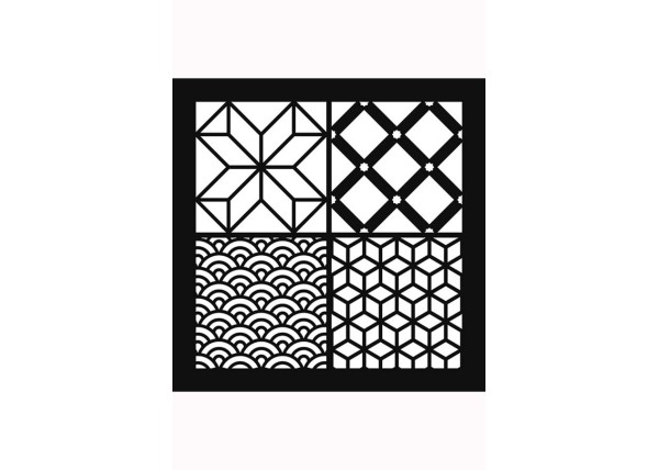 Στένσιλ Cement Tiles #4 30x30cm Στένσιλ Cement Tiles #4 30x30cm