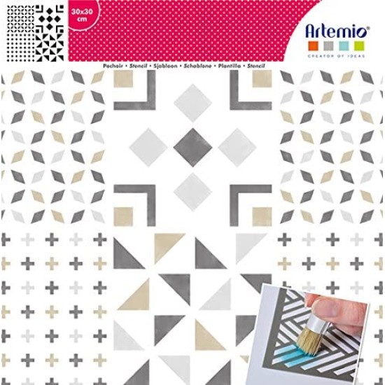 Στένσιλ Cement Tiles #6 30x30cm Στένσιλ Cement Tiles #6 30x30cm