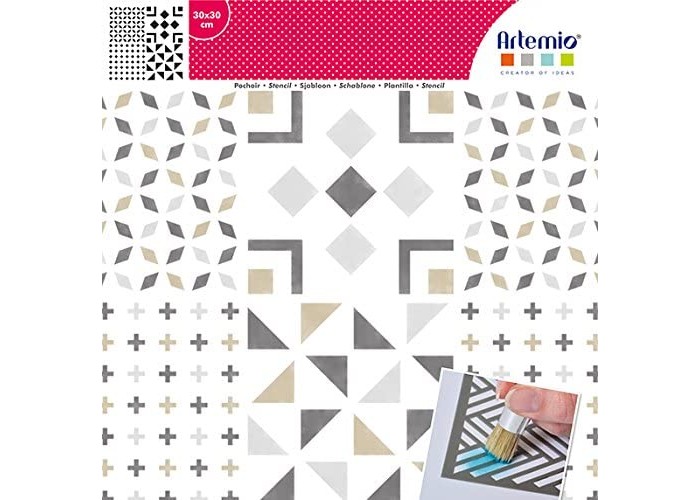 Στένσιλ Cement Tiles #6 30x30cm Στένσιλ Cement Tiles #6 30x30cm