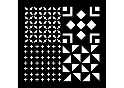 Στένσιλ Cement Tiles #6 30x30cm Στένσιλ Cement Tiles #6 30x30cm