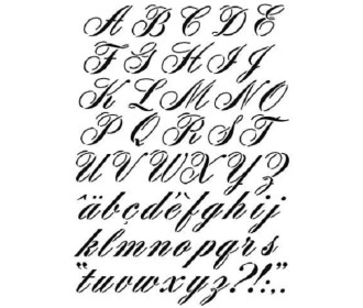 Στένσιλ Alphabet A3 30x40 Στένσιλ Alphabet A3 30x40