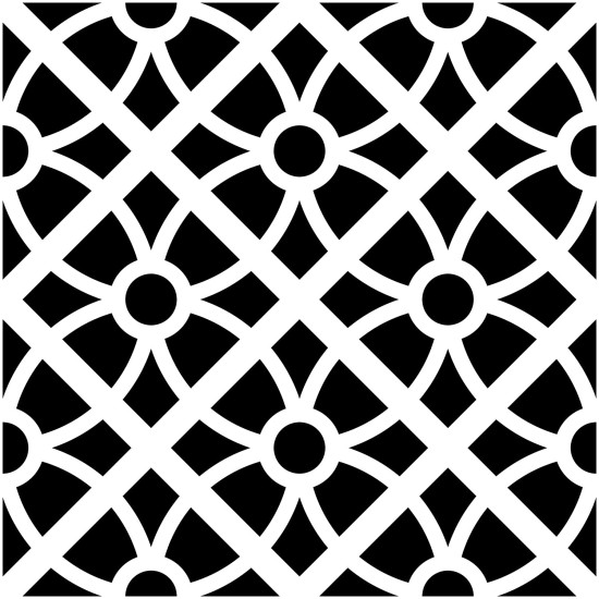 Στένσιλ Cement Tile #1 15x15cm