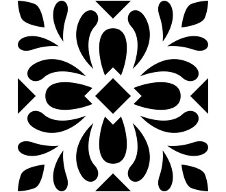 Στένσιλ Cement Tile #5 15x15cm Στένσιλ Cement Tile #5 15x15cm