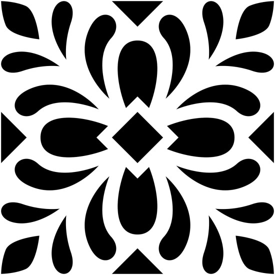 Στένσιλ Cement Tile #5 15x15cm