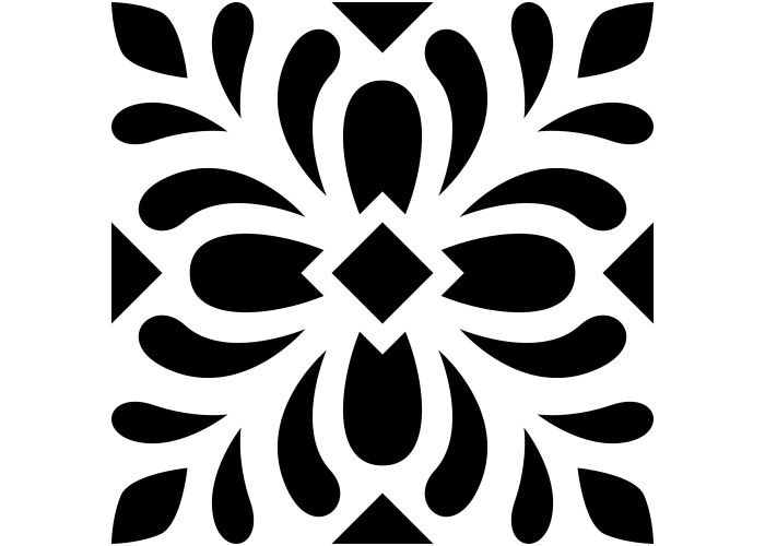 Στένσιλ Cement Tile #5 15x15cm Στένσιλ Cement Tile #5 15x15cm