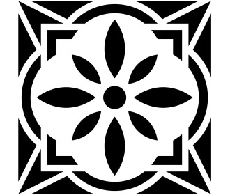 Στένσιλ Cement Tile #6 15x15cm Στένσιλ Cement Tile #6 15x15cm