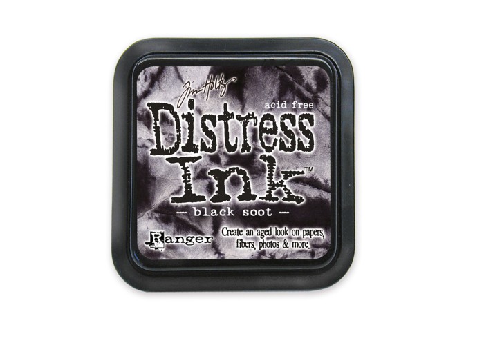 Distress μελάνι Black soot Distress μελάνι Black soot