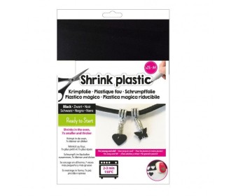 Shrink plastic μαύρο Α4  25 φύλλα Shrink plastic μαύρο Α4  25 φύλλα