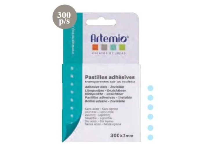 Αυτοκόλλητα dots 3mm 300τεμ