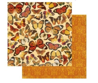 Χαρτόνι Scrapbooking BUTTERFIES PAPER  30cm x30cm